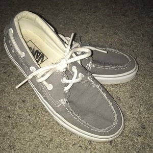 Boat shoe style Vans